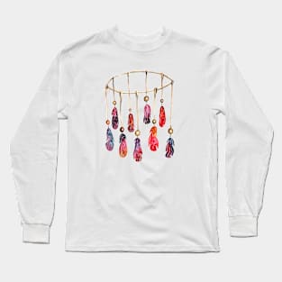 Boho Watercolor Dream Catcher Long Sleeve T-Shirt